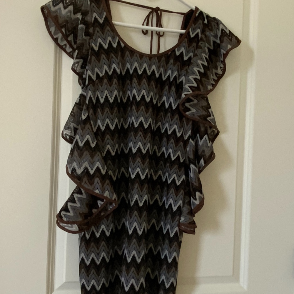 Deep back vintage party dress